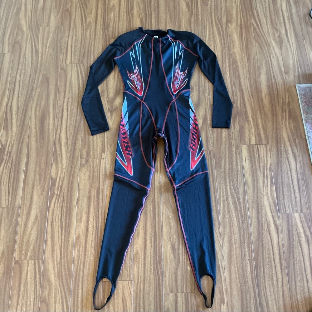 Namilia Black and Red Bodysuit